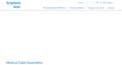 Desktop Screenshot of amphenolalden.com