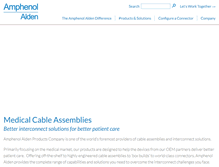 Tablet Screenshot of amphenolalden.com